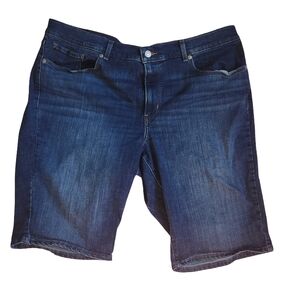 Womens Blue Denim Shorts